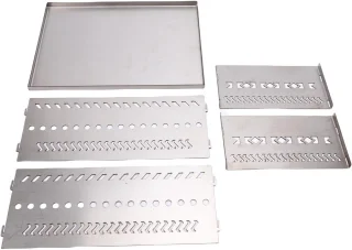 SnelShoppen - RVS Sauna Steenmand 50kg Zware Saunasteenhouder voor Houtkachel, Draagbare Multifunctionele Steenhouder voor Camping, Buiten, Thuis Saun