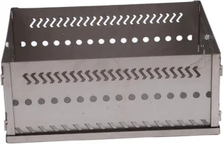 SnelShoppen - RVS Sauna Steenmand 50kg Zware Saunasteenhouder voor Houtkachel, Draagbare Multifunctionele Steenhouder voor Camping, Buiten, Thuis Saun