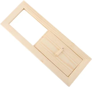 SnelShoppen sauna ventilatie rooster hout rectangular luchtafvoer grille