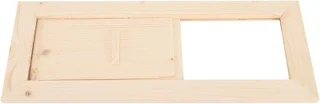 SnelShoppen sauna ventilatiesysteem rechthoekig houten ventilatiepaneel