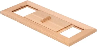 SnelShoppen smooth wood sauna ventilatierooster