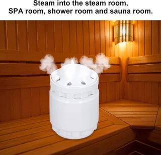 SnelShoppen - Steam Generator, Stoomgenerator voor Stoomdouche met Aromatherapie Functie, G1/2 Mannetjesdraad, Geschikt voor Sauna, Spa en Doucheruimt