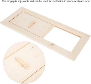 SnelShoppen - Sugoyi Luchtinlaat, Stoomcabine, Sauna Ventilatiepaneel, Ventilatie Rooster, Accessoires voor Sauna Apparatuur, Vervanging voor Luchtinl