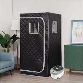 Stoom- en infraroodcabine 34x34x66 inch - Grijs