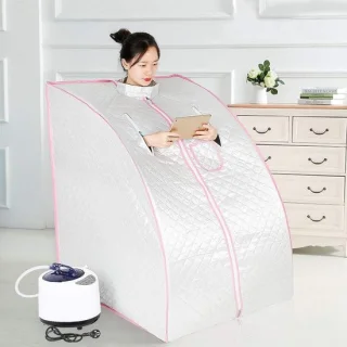 Stoomcabine Mini - Draagbare Sauna - Zilver