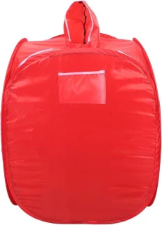 Stoomcabine persoonlijke sauna rood 120 x 65 x 65 cm