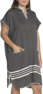 Wat vinden we goed aan de Strandponcho Sultan Black - Damesponcho S/M