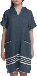 Wat vinden we goed aan de Sultan Strandponcho Dames Navy L/XL