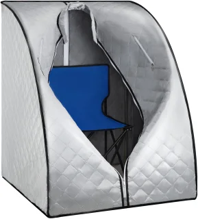 tectake Mobiele Sauna ThermaLuxe II Draagbare Stoomsauna