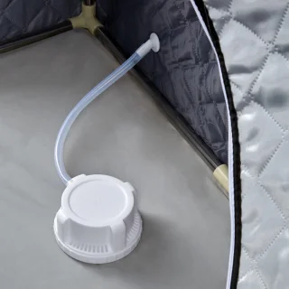 tectake Mobiele Sauna ThermaLuxe II Draagbare Stoomsauna