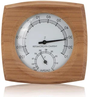 Thermometer en hygrometer voor sauna en stoomcabine