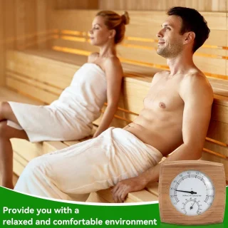 Thermometer en hygrometer voor sauna en stoomcabine