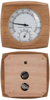 Thermometer en hygrometer voor sauna en stoomcabine