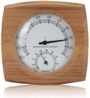 Thermometer en hygrometer voor sauna en stoomcabine