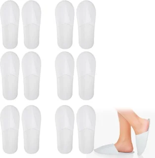 Thijox eenmalige hotelslippers set van 6 stuks