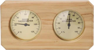 Thijox muurmontage sauna thermometer hygrometer 2-in-1