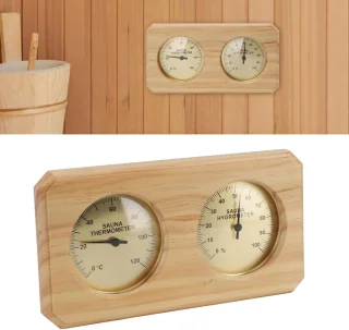 Thijox muurmontage sauna thermometer hygrometer 2-in-1