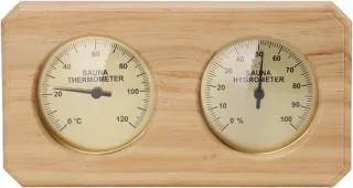 Thijox muurmontage sauna thermometer hygrometer 2-in-1