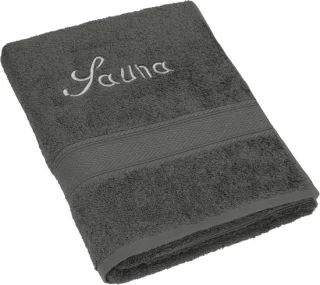 Vemera saunahanddoek 80 x 200 cm – antraciet
