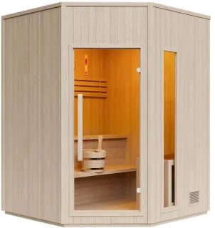 Vente-unique finse hoeksauna 5/6 personen Kotka