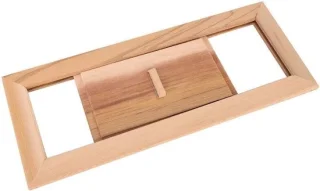 Ventilatieopening voor sauna van cederhout