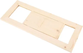 Ventilatierooster hout voor sauna en stoomcabine