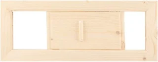 Ventilatierooster Rechthoekig Hout