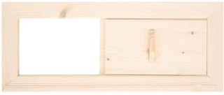 Ventilatierooster sauna tekening
