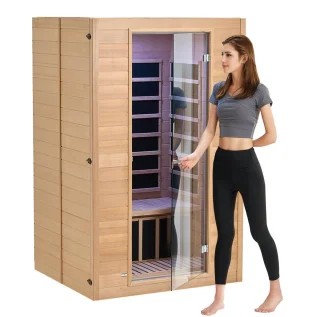 Verre Hemlock 2-persoons infraroodsauna