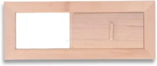Verstelbare houten ventilatieschuif voor sauna en stoomcabine