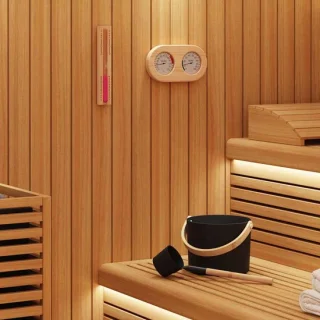 vidaXL sauna-accessoireset, 4 stuks