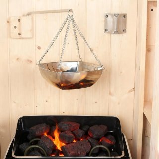 Wat vinden we goed aan de VirtuBuy Sauna Aromatherapiekom Vierkant 20 cm RVS Zilverkleurig