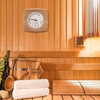 Wood Thermo-hygrometer 2-in-1