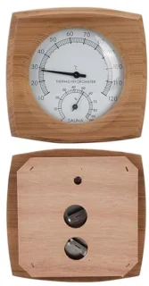 Wooden Sauna Thermo‑Hygrometer