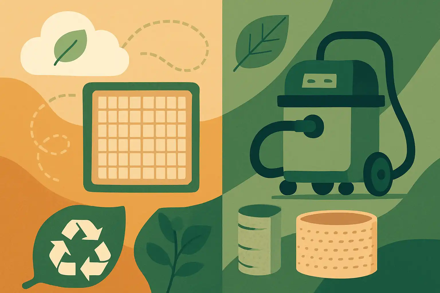 De toekomst van filters: biobased en herbruikbare materialen voor bouwstofzuigers