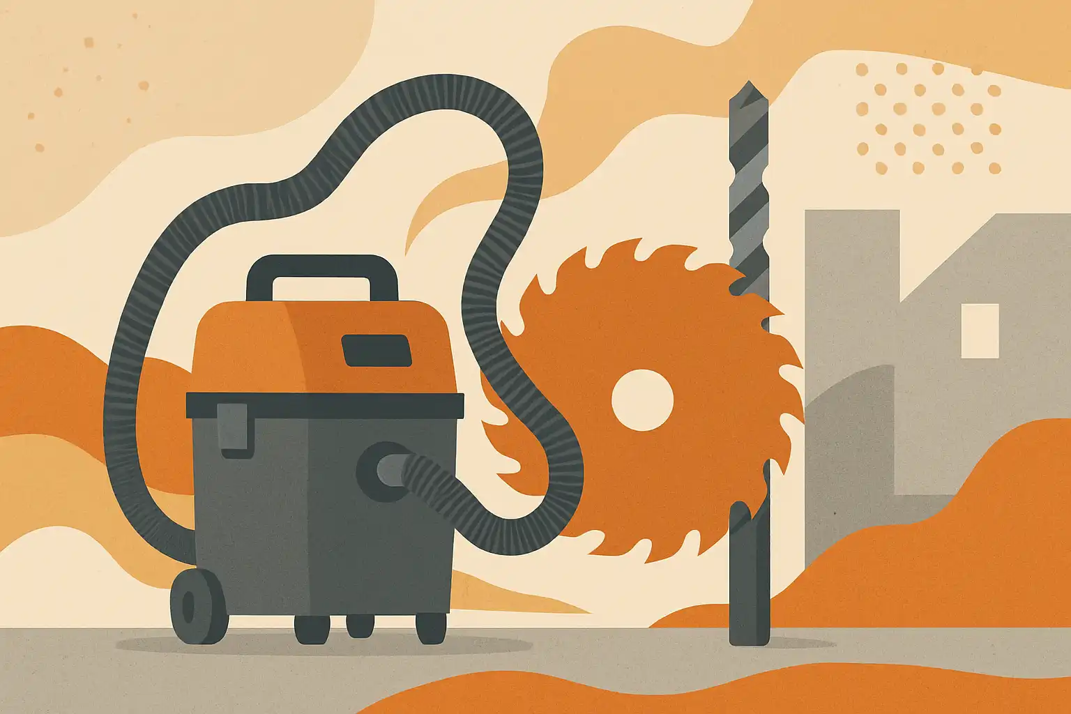 Hoe bouwstofzuigers de levensduur van boor- en zaagbladen verlengen en zo je kosten verlagen