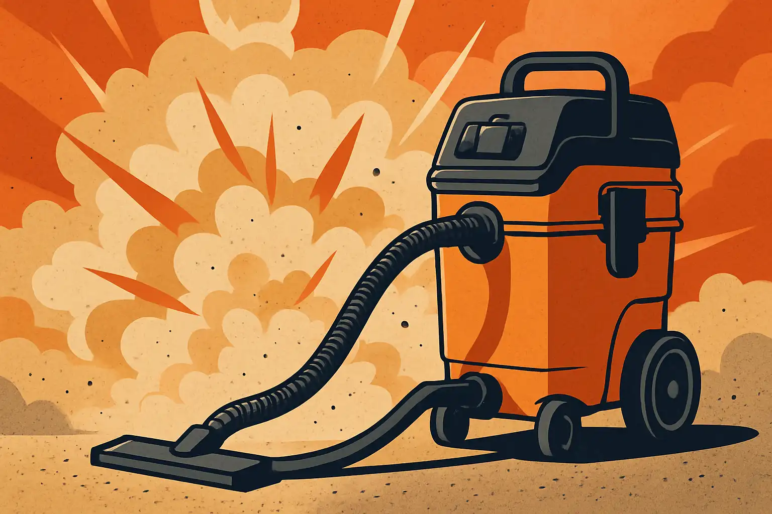 Hoe voorkom je stofexplosies: kies en gebruik een ATEX-bouwstofzuiger veilig