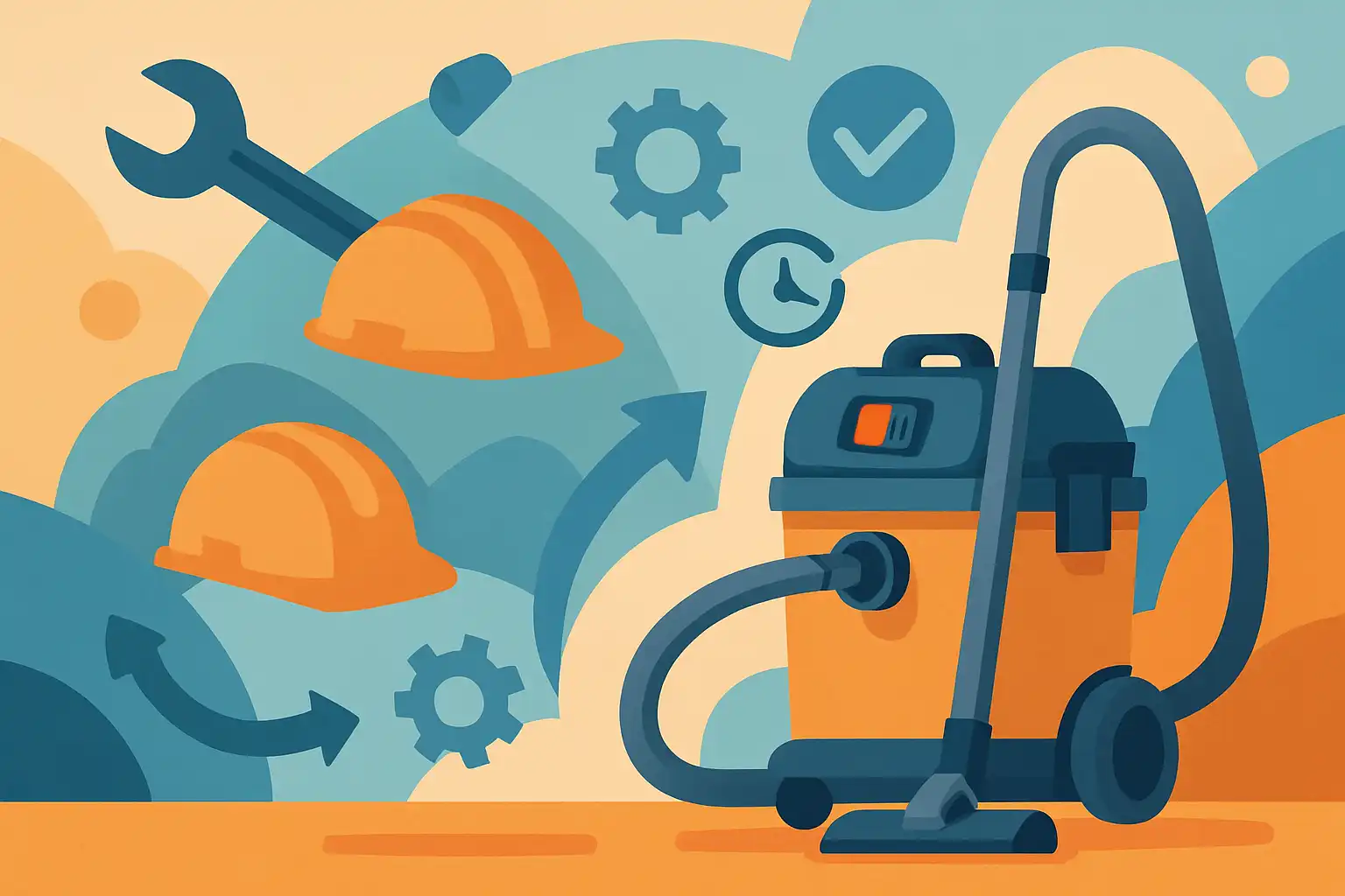 Nooit meer stilstand: hoe een onderhoudsabonnement je bouwstofzuiger altijd klaar houdt