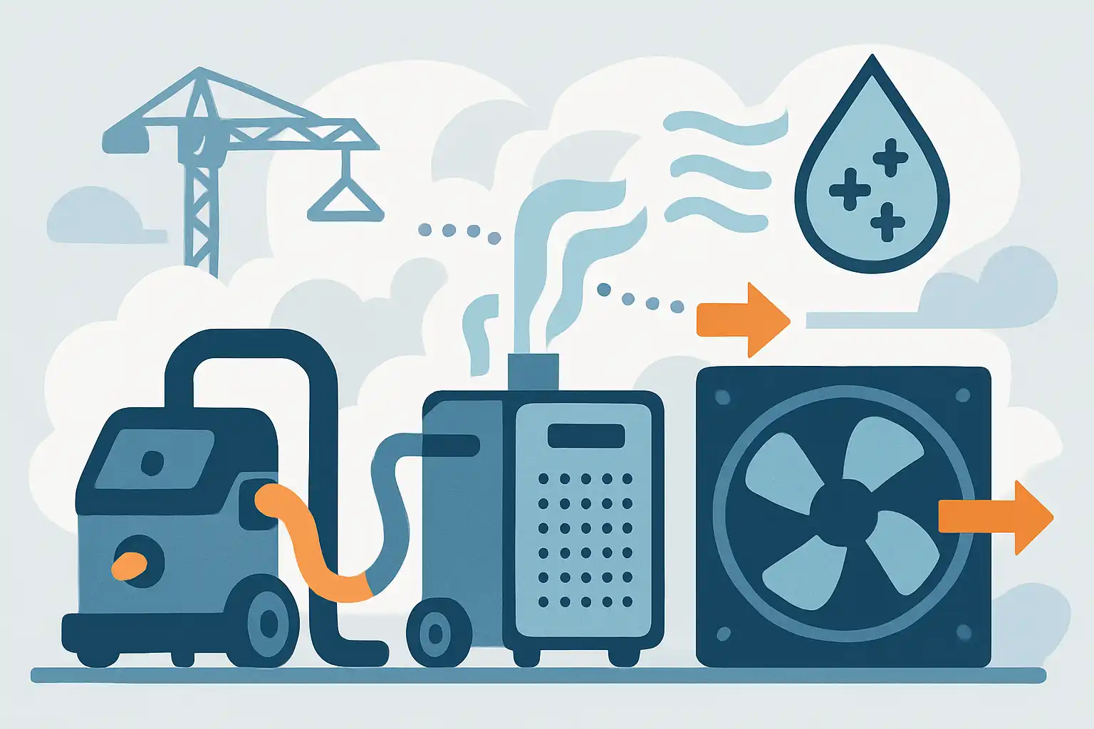 Zo combineer je bouwstofzuigers met ventilatie en luchtwassing voor echt schone lucht op de bouw