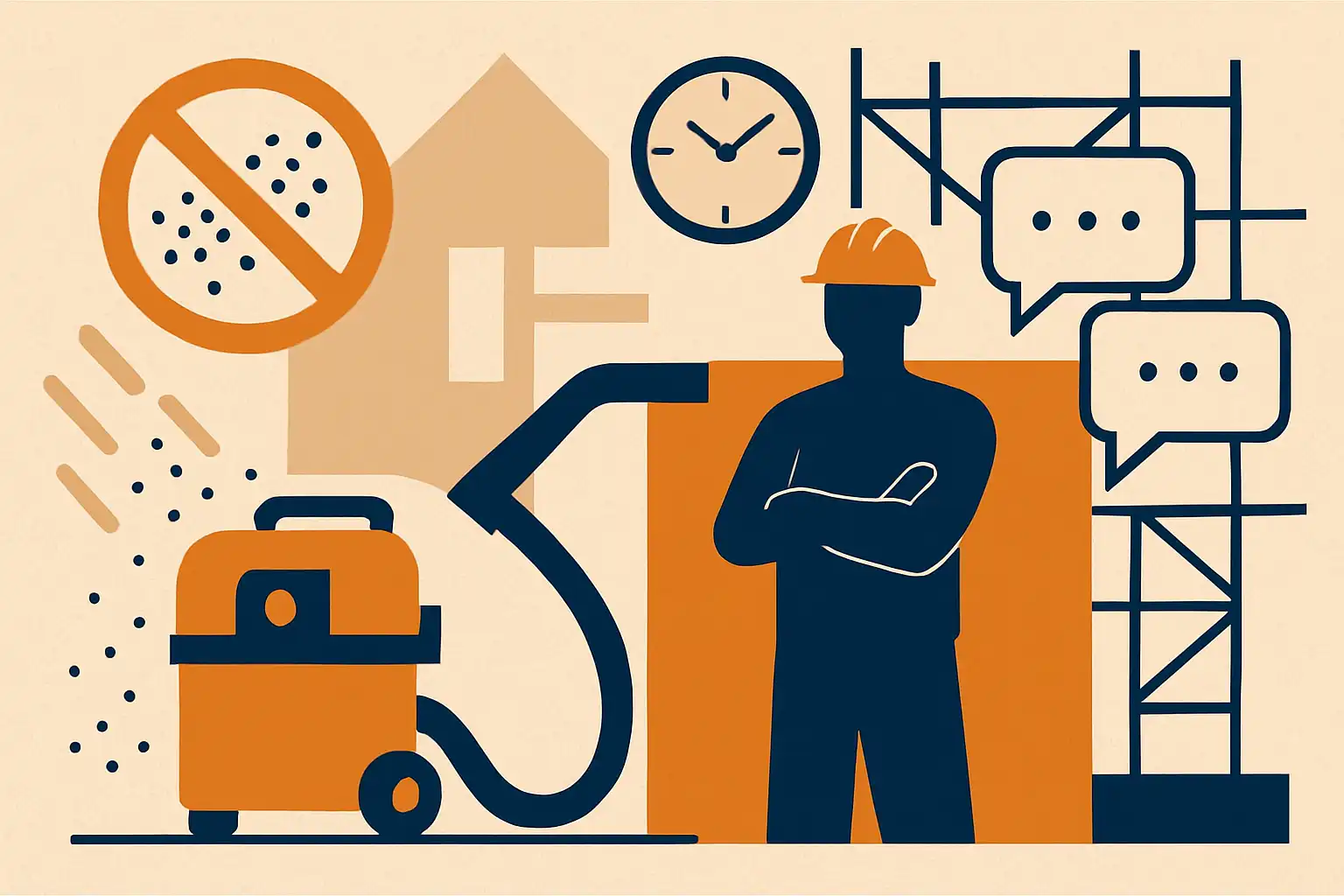 Zo organiseer je een stofvrije werkplek: rollen, timing en communicatie voor elke bouwklus