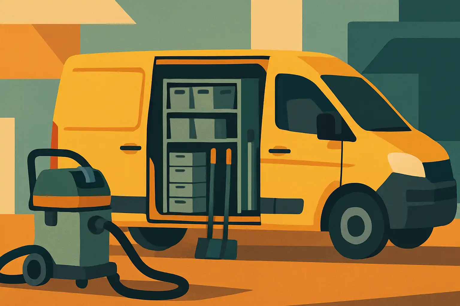 Zo richt je een stofvrije werkbus in met je bouwstofzuiger