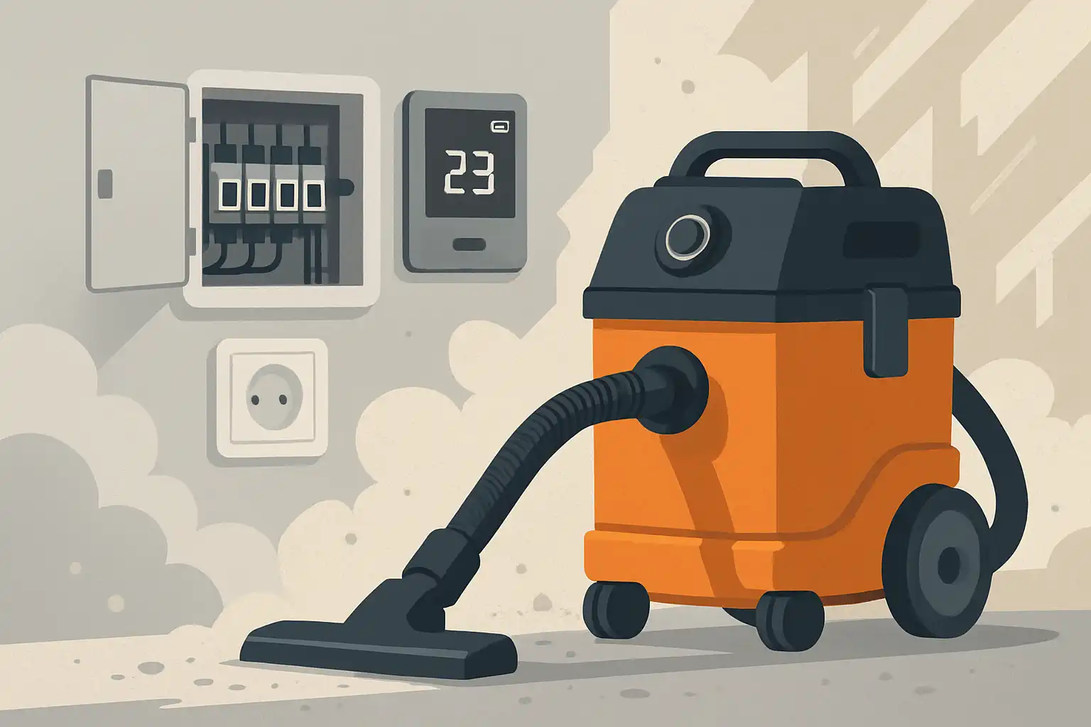 Zo voorkom je storingen aan elektrische installaties en slimme apparaten tijdens renovatie met een bouwstofzuiger