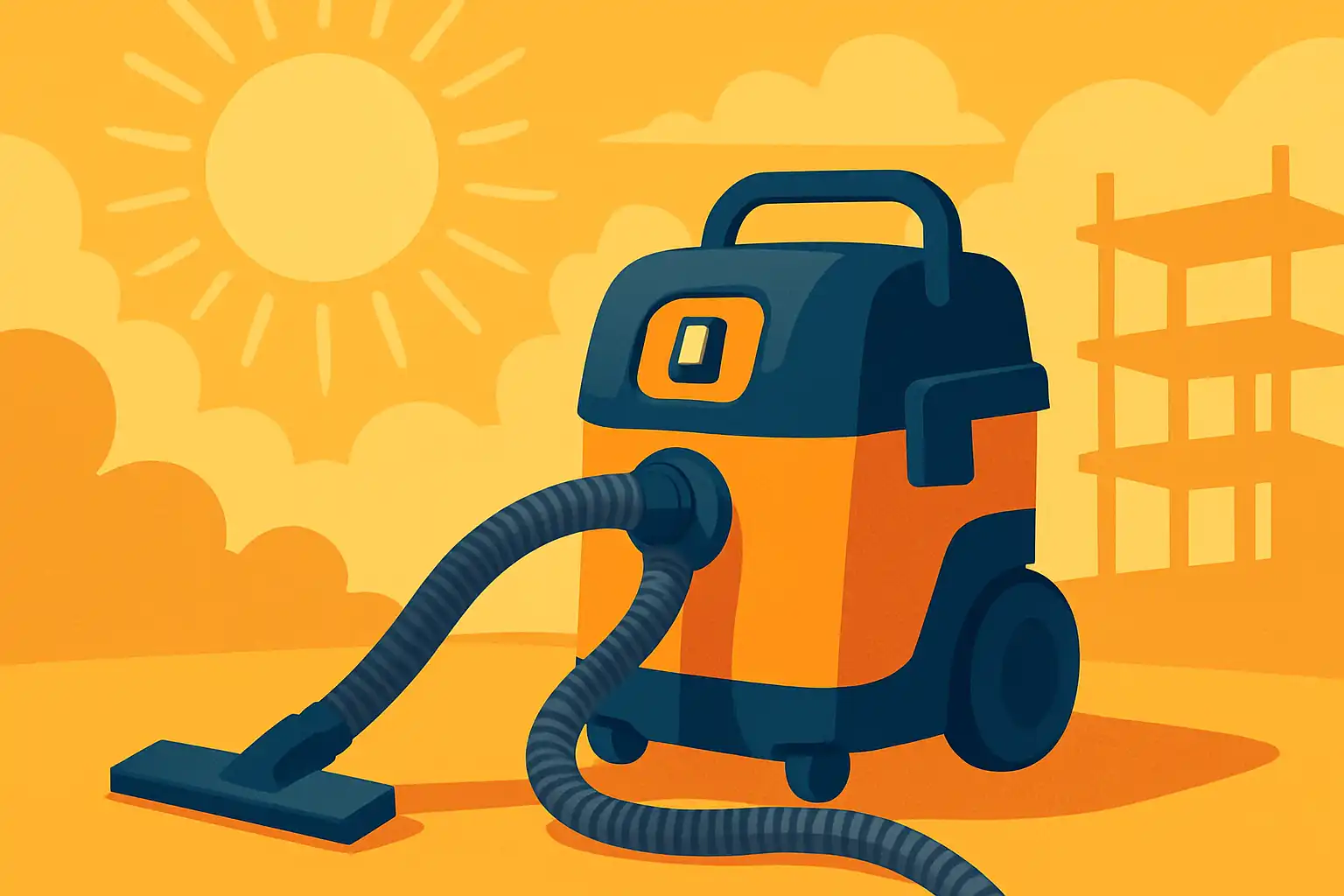 Zomerproof je bouwstofzuiger: zo voorkom je oververhitting en prestatieverlies op warme bouwdagen