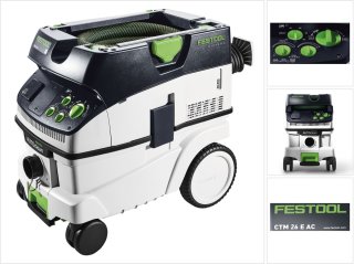 Wat vinden we goed aan de Festool CTM 26 E AC Mobiele stofafzuiger 1200W - 574978