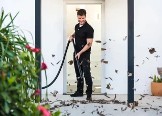 12L nat- en droogzuiger voor huis, tuin en auto - krachtige stofzuiger met zakloos ontwerp