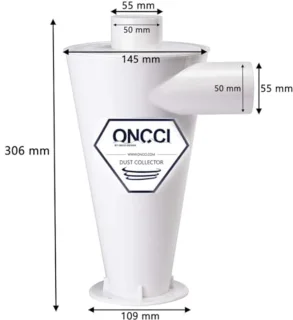 Professionele filterafscheider voor cycloonstofzuiger - Set met accessoires