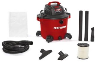 De 16-gallon werkplaats nat-droog stofzuiger in één oogopslag