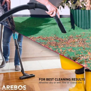 AREBOS Industriële stofzuiger 30L 1300W geel