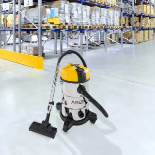 AREBOS Industriële stofzuiger 30L 1300W geel