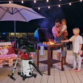 AREBOS Stofzuiger 1800W 30L Zonder Zak en Met Zak